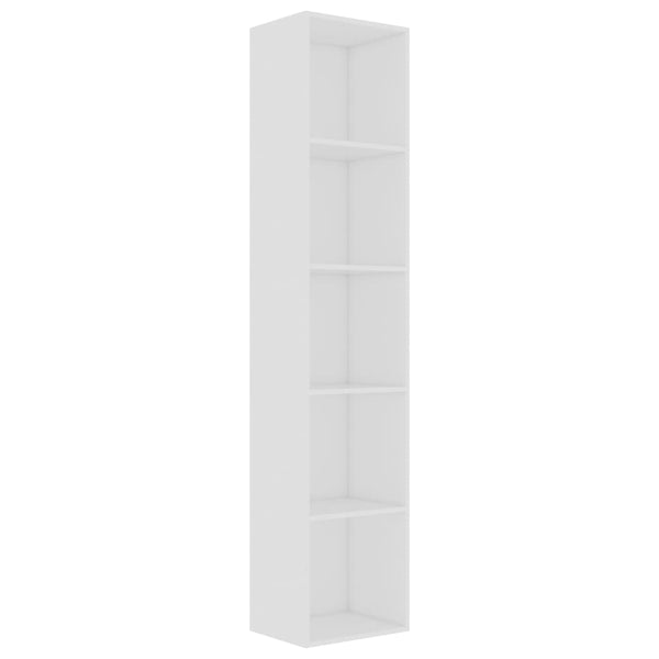 Weißes Bücherregal 40x30x189 cm