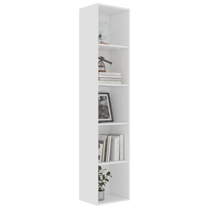 Weißes Bücherregal 40x30x189 cm
