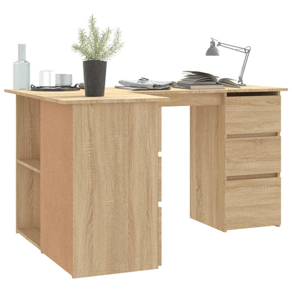 Eckschreibtisch Sonoma Eiche 145x100 cm