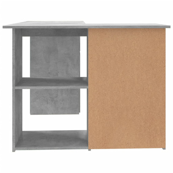 Eckschreibtisch Betongrau 145x100 cm