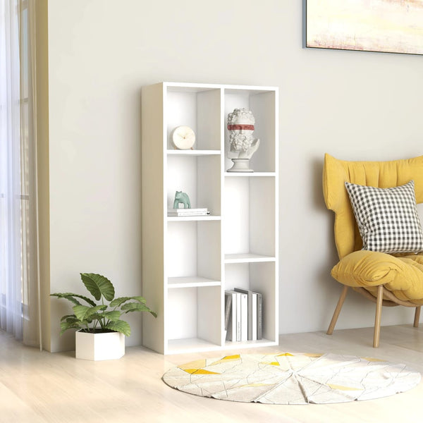 Weißes Bücherregal 50x25x106 cm