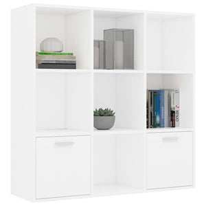 Weißes Bücherregal 98x98 cm