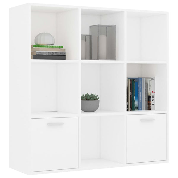 Weißes Bücherregal 98x98 cm