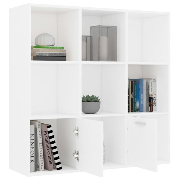 Weißes Bücherregal 98x98 cm