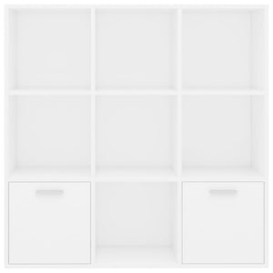 Weißes Bücherregal 98x98 cm