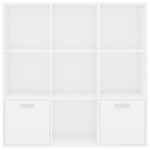 Weißes Bücherregal 98x98 cm