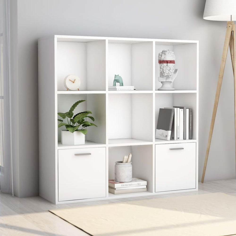 Weißes Bücherregal 98x98 cm