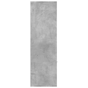 Betongraues Bücherregal, 98 cm