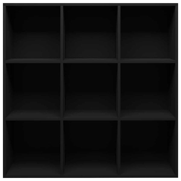 Schwarzes Bücherregal 98x29x97,5 cm