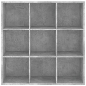 Betongraues Bücherregal, 98 cm