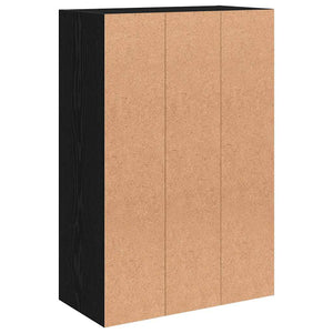 Schwarzes Lagerregal 60x29,5x90 cm