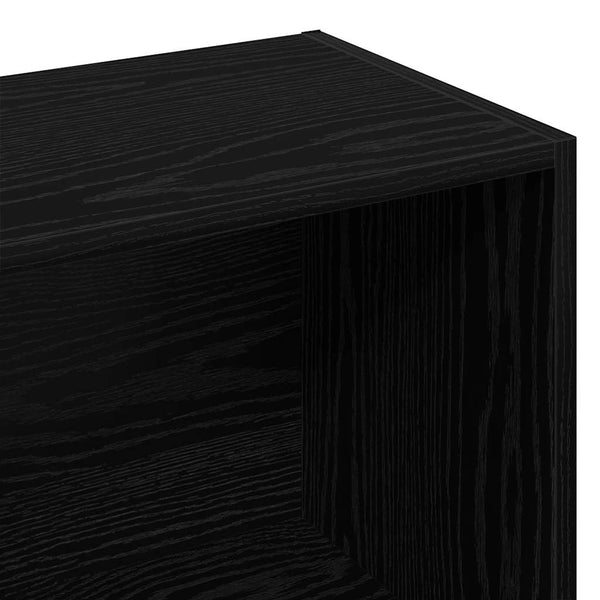 Schwarzes Lagerregal 60x29,5x90 cm