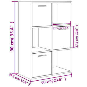 Lagerschrank Betongrau 60x90 cm