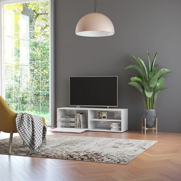 TV-Schrank Weiß Hochglanz 120 cm