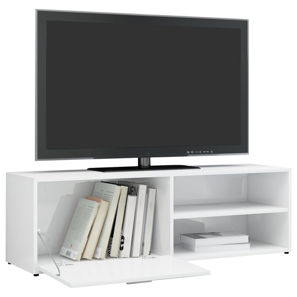 TV-Schrank Weiß Hochglanz 120 cm
