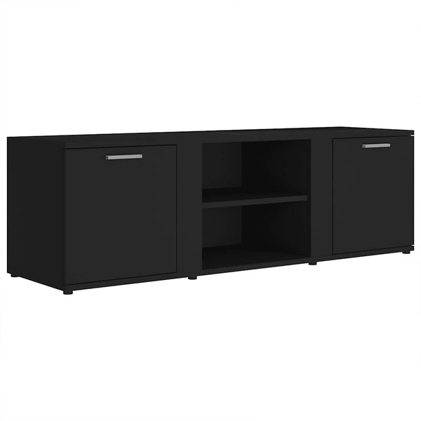 Schwarzer TV-Schrank 120 cm