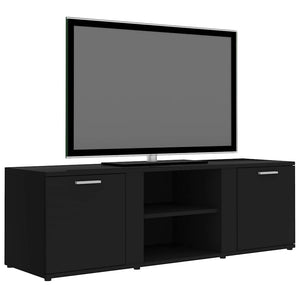 Schwarzer TV-Schrank 120 cm