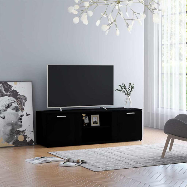 Schwarzer TV-Schrank 120 cm