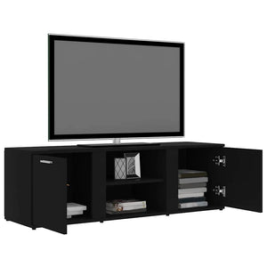 Schwarzer TV-Schrank 120 cm