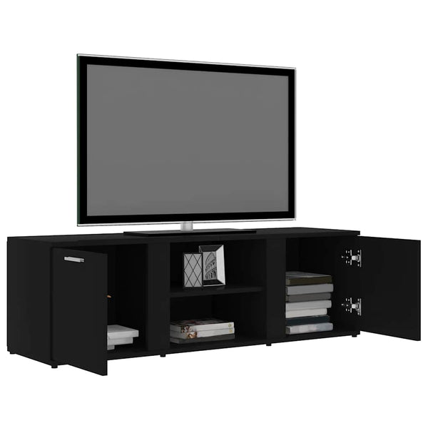 Schwarzer TV-Schrank 120 cm