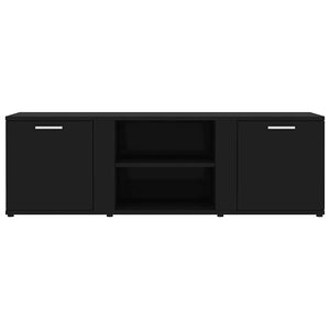 Schwarzer TV-Schrank 120 cm