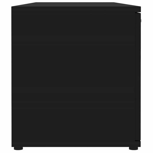 Schwarzer TV-Schrank 120 cm