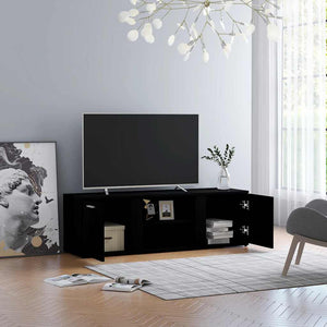 Schwarzer TV-Schrank 120 cm
