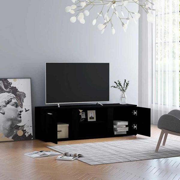 Schwarzer TV-Schrank 120 cm