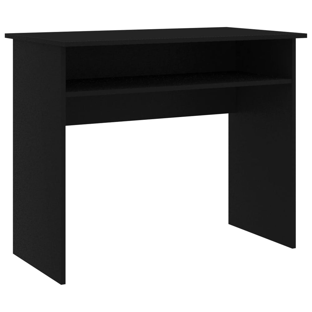 Schwarzer Schreibtisch 90 cm