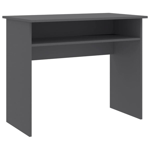 Grauer Schreibtisch 90x50 cm