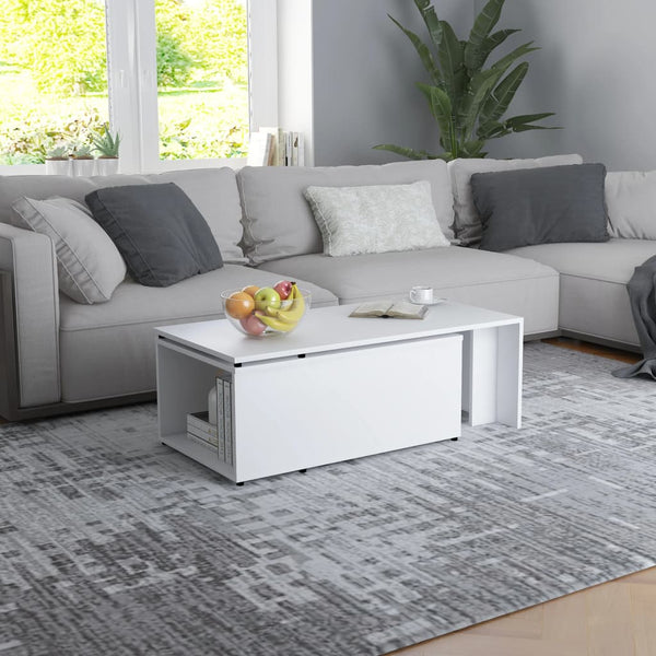 Weißer Couchtisch 150x50 cm