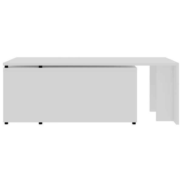 Weißer Couchtisch 150x50 cm