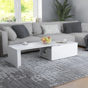 Weißer Couchtisch 150x50 cm
