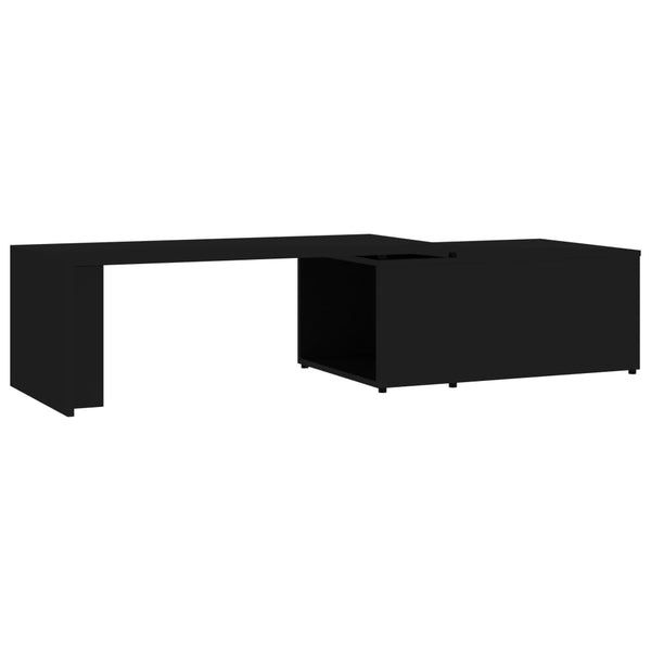 Schwarzer Couchtisch 150x50 cm