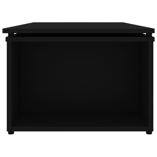 Schwarzer Couchtisch 150x50 cm
