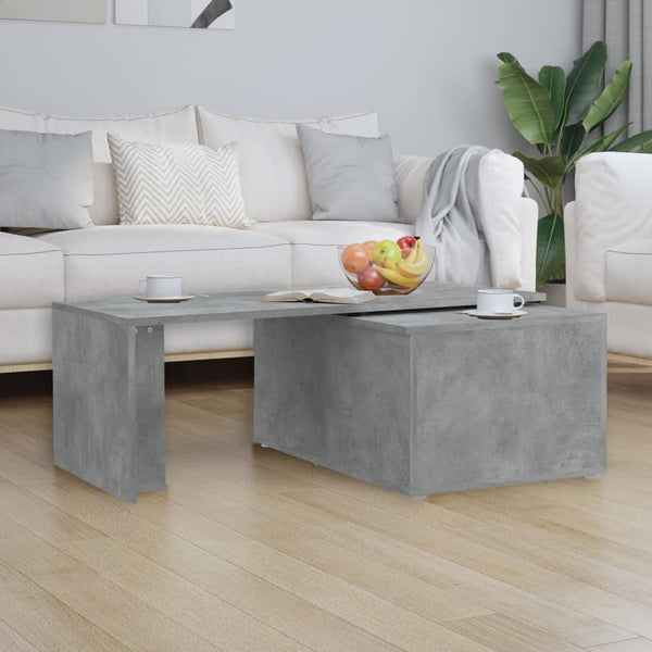Betongrauer Couchtisch 150 cm