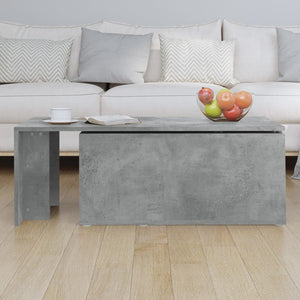 Betongrauer Couchtisch 150 cm