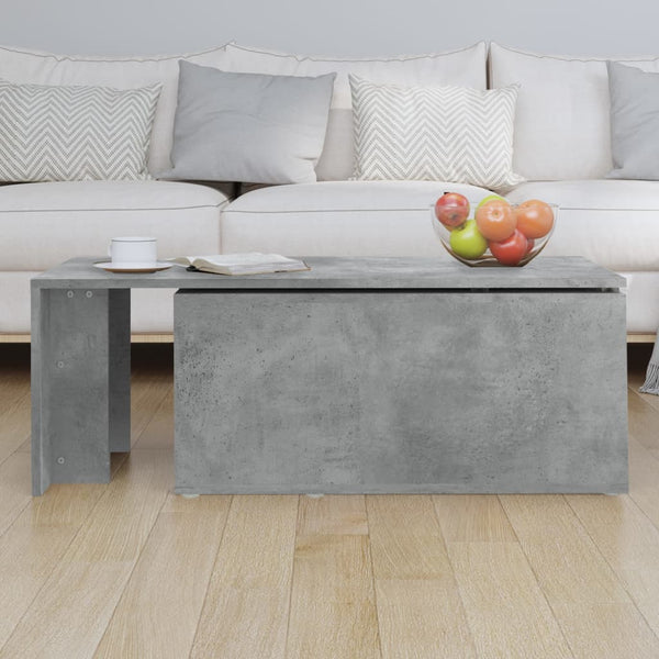 Betongrauer Couchtisch 150 cm
