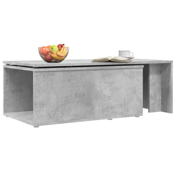 Betongrauer Couchtisch 150 cm