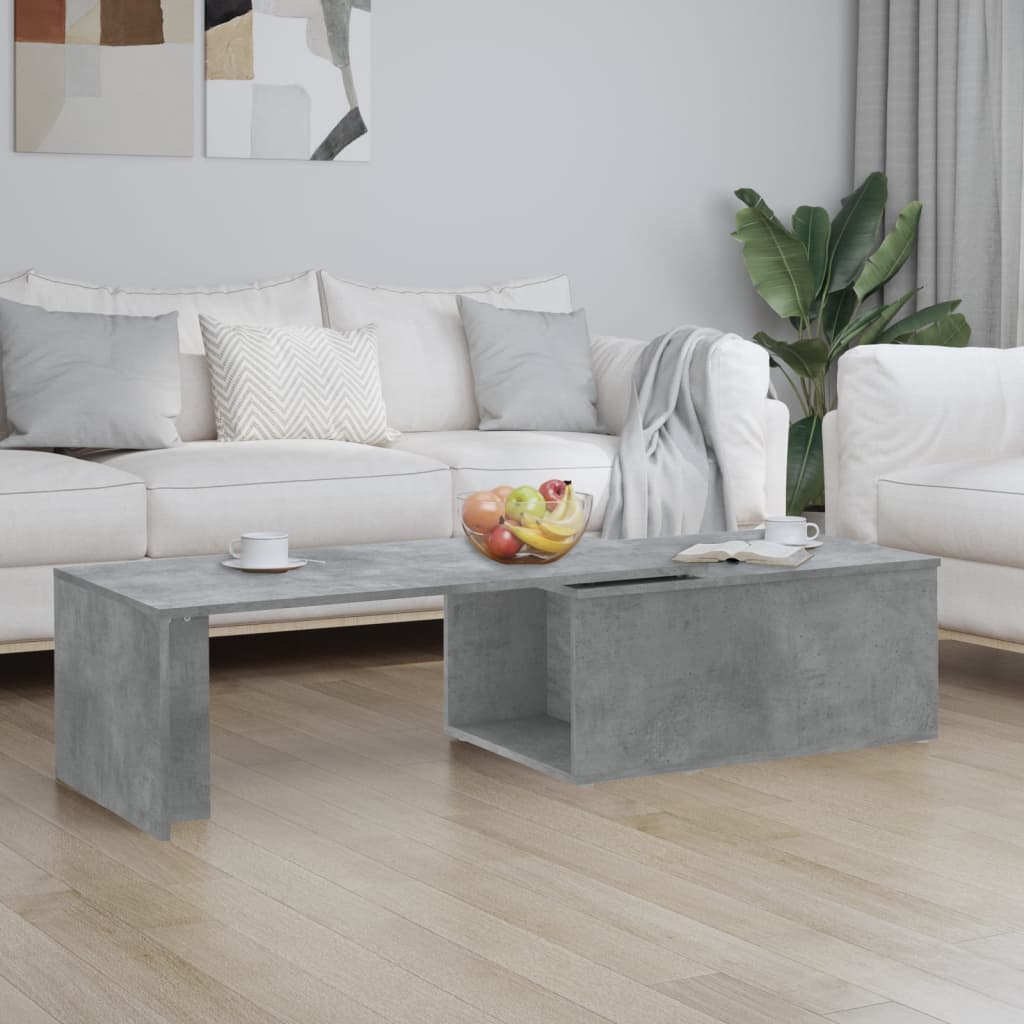 Betongrauer Couchtisch 150 cm