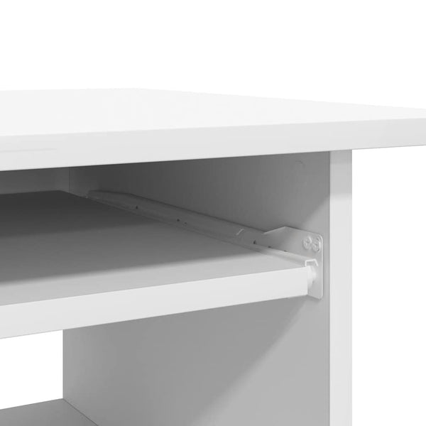 Weißer Schreibtisch 80x45 cm