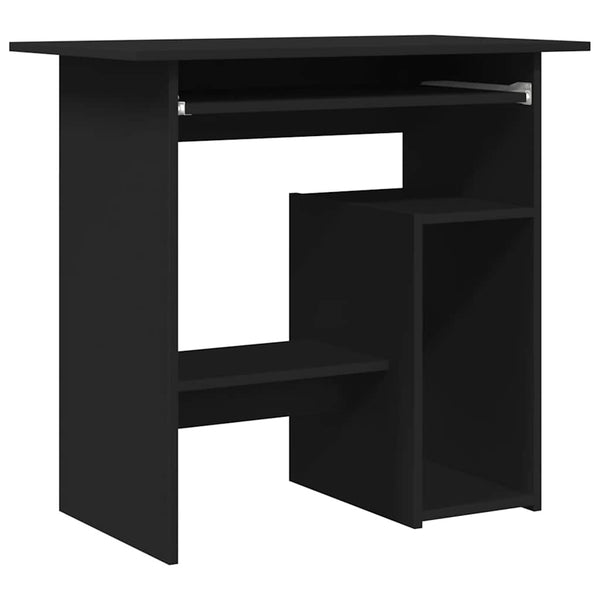 Schwarzer Schreibtisch 80x45 cm