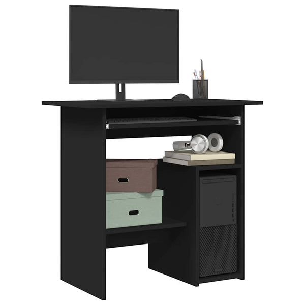 Schwarzer Schreibtisch 80x45 cm