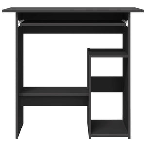 Grauer Schreibtisch 80x45 cm