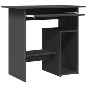 Grauer Schreibtisch 80x45 cm