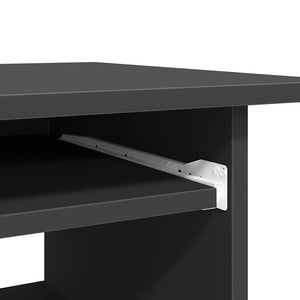 Grauer Schreibtisch 80x45 cm