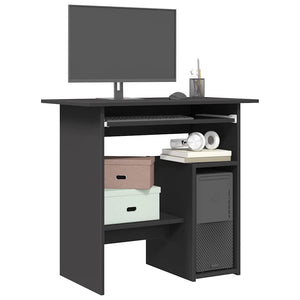Grauer Schreibtisch 80x45 cm
