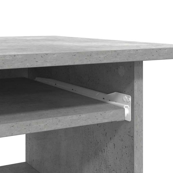 Schreibtisch Betongrau 80x45 cm