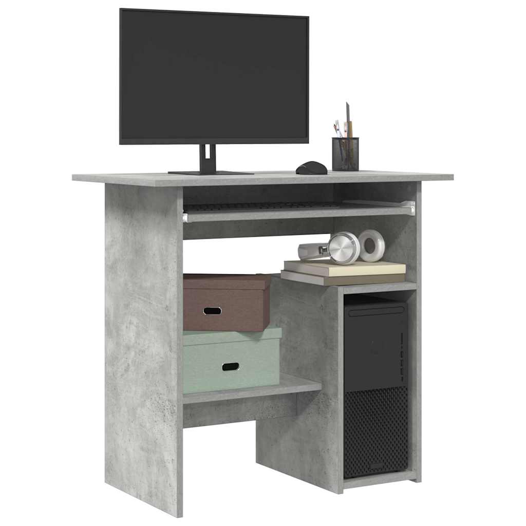 Schreibtisch Betongrau 80x45 cm