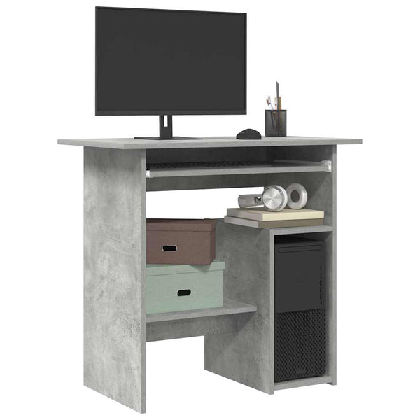 Schreibtisch Betongrau 80x45 cm